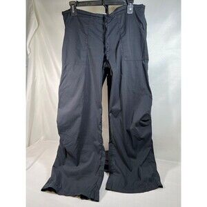 Be Present Yoga Agility Pants Womens Large Back Slit Cotton Blend USA